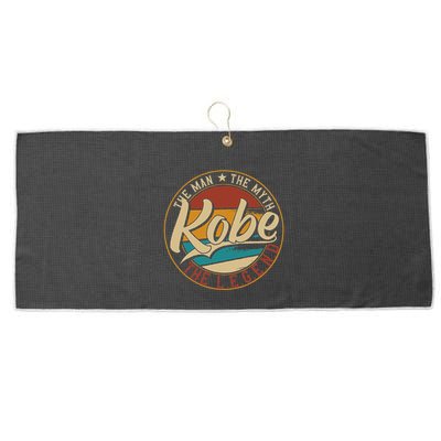K.O.B.E The Man The Myth The Legend Large Microfiber Waffle Golf Towel