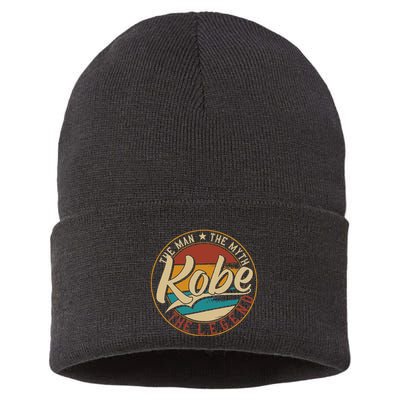 K.O.B.E The Man The Myth The Legend Sustainable Knit Beanie