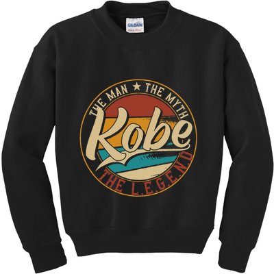 K.O.B.E The Man The Myth The Legend Kids Sweatshirt