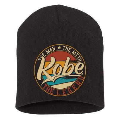 K.O.B.E The Man The Myth The Legend Short Acrylic Beanie