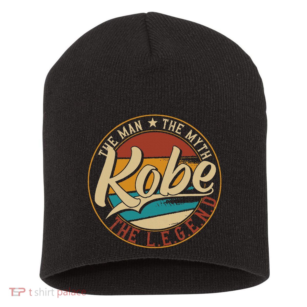 K.O.B.E The Man The Myth The Legend Short Acrylic Beanie