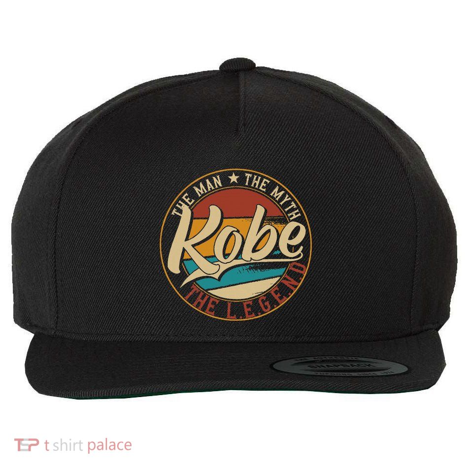 K.O.B.E The Man The Myth The Legend Wool Snapback Cap