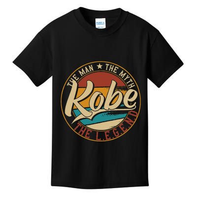K.O.B.E The Man The Myth The Legend Kids T-Shirt