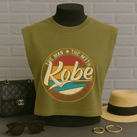 K.O.B.E The Man The Myth The Legend Garment-Dyed Women's Muscle Tee