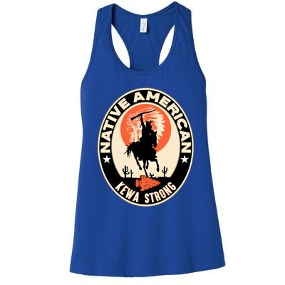 Kewa Tribe Native American Indian Pride Strong Cool Gift Women's Racerback Tank