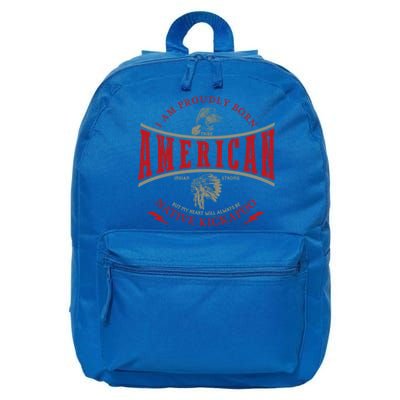 Kickapoo Tribe Native American Indian Strong Pride Retro Cute Gift 16 in Basic Backpack