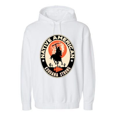 Kohuana Tribe Native American Indian Pride Strong Cool Gift Garment-Dyed Fleece Hoodie