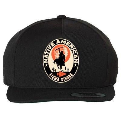 Kiowa Tribe Native American Indian Pride Strong Cute Gift Wool Snapback Cap