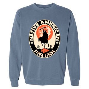 Kiowa Tribe Native American Indian Pride Strong Cute Gift Garment-Dyed Sweatshirt