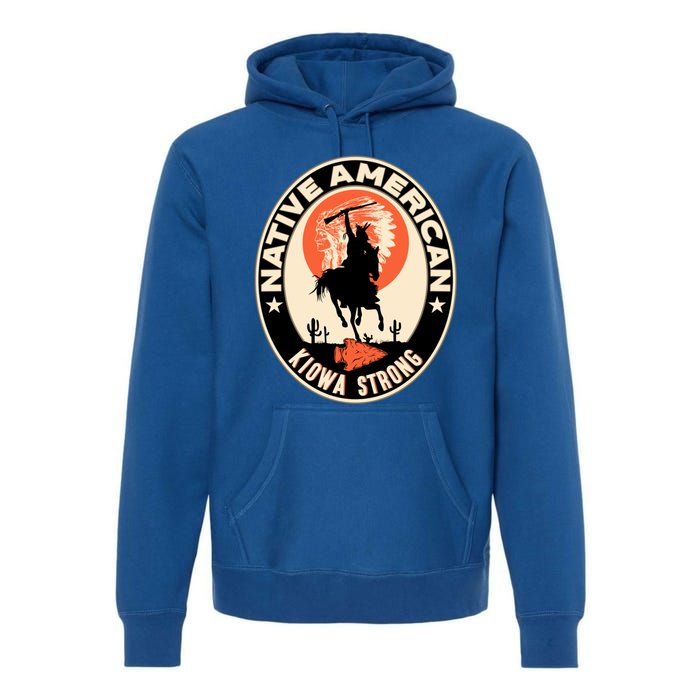 Kiowa Tribe Native American Indian Pride Strong Cute Gift Premium Hoodie