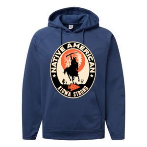 Kiowa Tribe Native American Indian Pride Strong Cute Gift Performance Fleece Hoodie