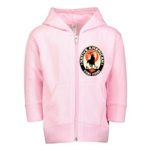 Kiowa Tribe Native American Indian Pride Strong Toddler Zip Fleece Hoodie