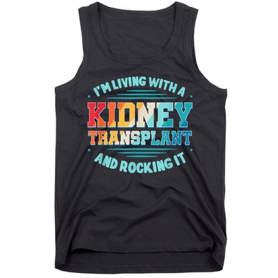 Kidney Transplant Organ Donor Transplantation Recipient Tank Top