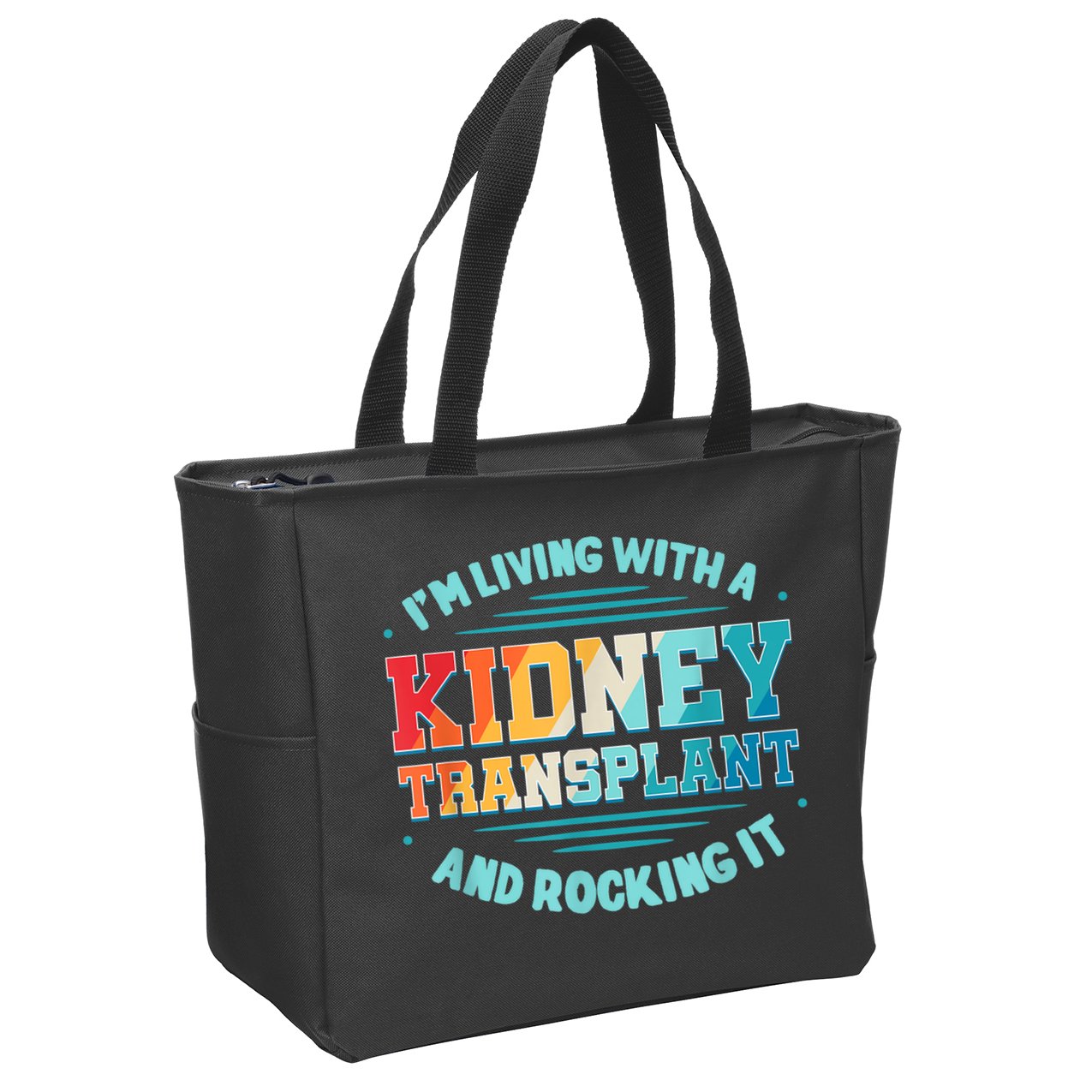 Kidney Transplant Organ Donor Transplantation Recipient Zip Tote Bag