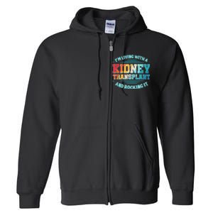 Kidney Transplant Organ Donor Transplantation Recipient Full Zip Hoodie