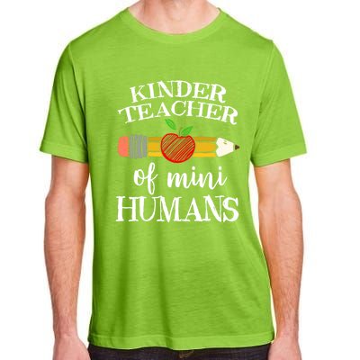 Kinder Teacher Of Mini Hu Kindergarten Team Funny Gift Meaningful Gift Adult ChromaSoft Performance T-Shirt