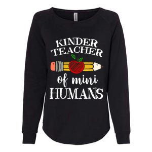 Kinder Teacher Of Mini Hu Kindergarten Team Funny Gift Meaningful Gift Womens California Wash Sweatshirt