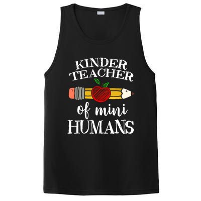 Kinder Teacher Of Mini Hu Kindergarten Team Funny Gift Meaningful Gift PosiCharge Competitor Tank