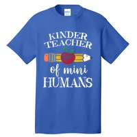 Kinder Teacher Of Mini Hu Kindergarten Team Funny Gift Meaningful Gift Tall T-Shirt