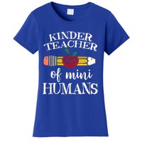 Kinder Teacher Of Mini Hu Kindergarten Team Funny Gift Meaningful Gift Women's T-Shirt