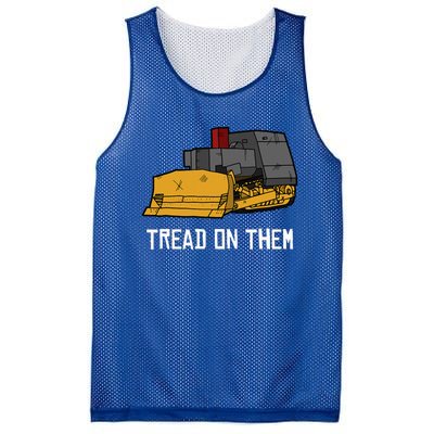 Killdozer Tread On Them Modified Bulldozer Tank Mesh Reversible Basketball Jersey Tank