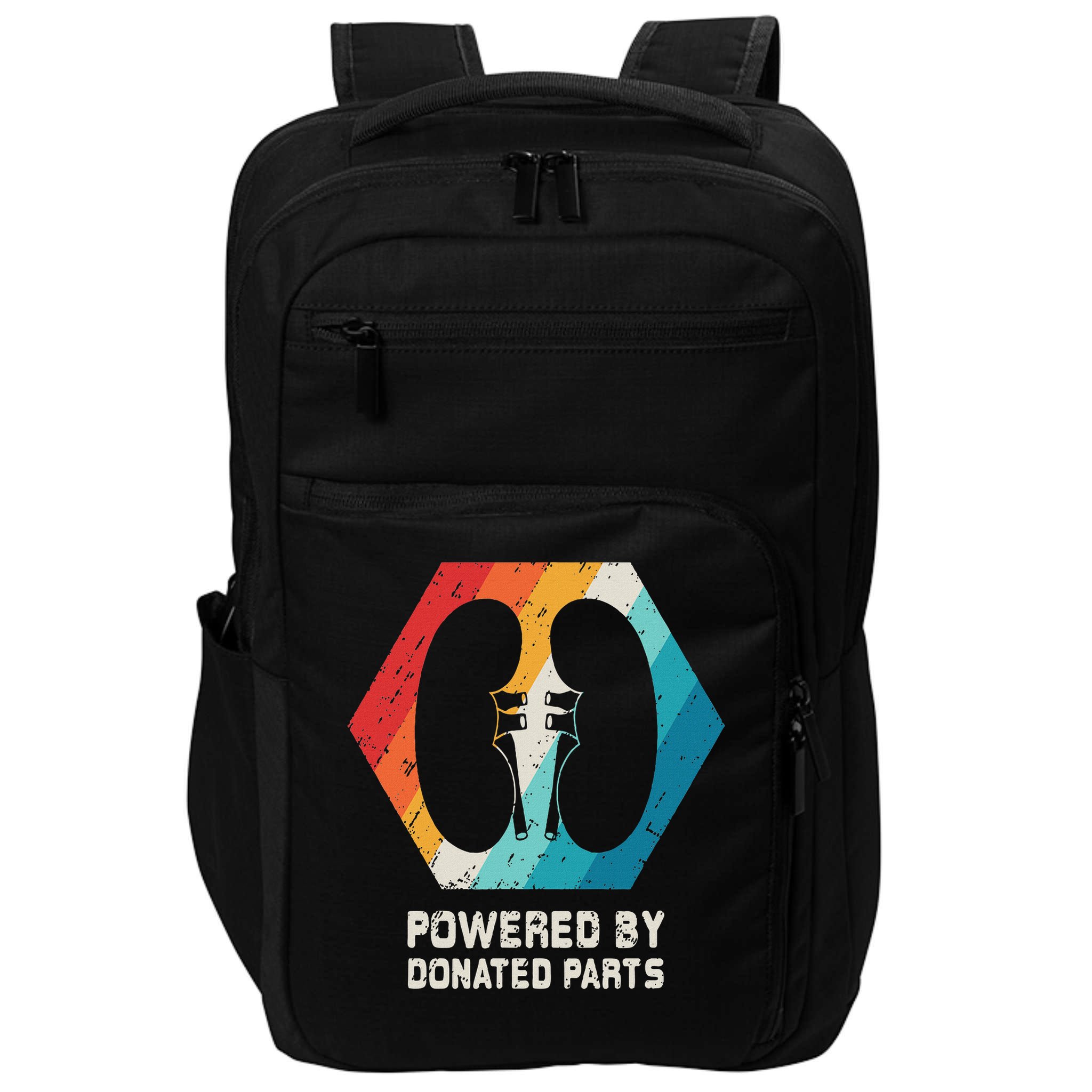Kidney Transplant Organ Recipient Survivor Gift Impact Tech Backpack