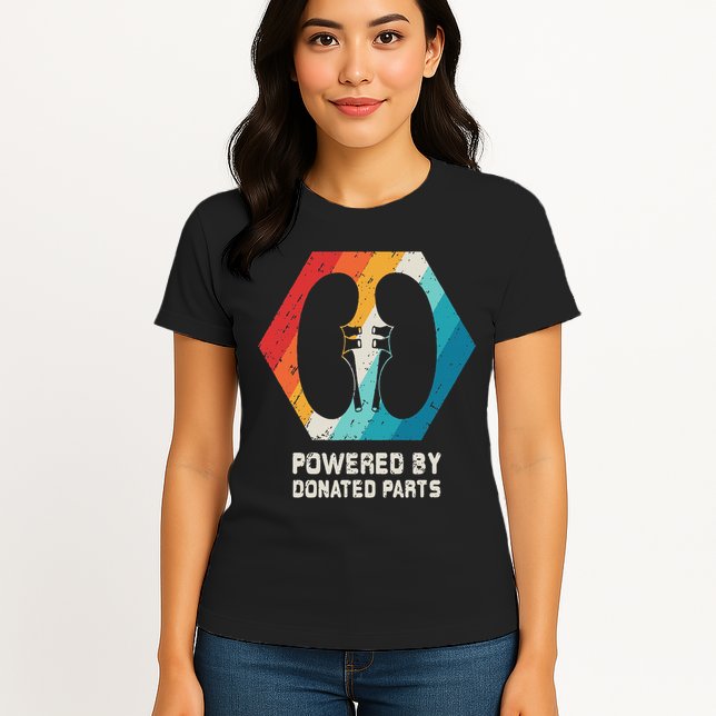 Kidney Transplant Organ Recipient Survivor Gift Womens T-Shirt