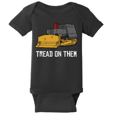 Killdozer Tread On Them Modified Bulldozer Tank Baby Bodysuit