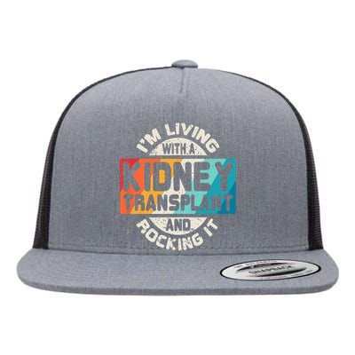 Kidney Transplant Organ Recipient Survivor Gift Flat Bill Trucker Hat