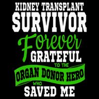 Kidney Transplant Organ Recipient Survivor Gift V-Neck T-Shirt
