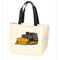 Killdozer Tread On Them Modified Bulldozer Tank Zip Tote Bag