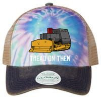 Killdozer Tread On Them Modified Bulldozer Tank Legacy Tie Dye Trucker Hat