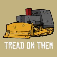 Killdozer Tread On Them Modified Bulldozer Tank Performance Shirt