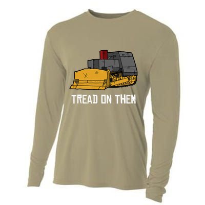 Killdozer Tread On Them Modified Bulldozer Tank Cooling Performance Long Sleeve Crew