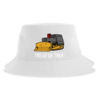 Killdozer Tread On Them Modified Bulldozer Tank Sustainable Bucket Hat