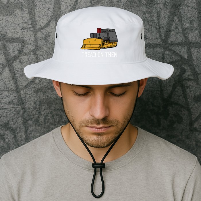 Killdozer Tread On Them Modified Bulldozer Tank Bucket Hat