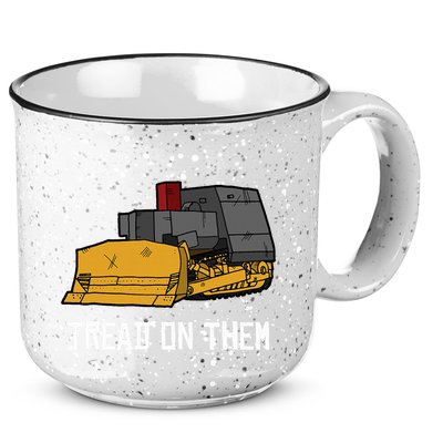 Killdozer Tread On Them Modified Bulldozer Tank 15oz Campfire Ceramic Mug