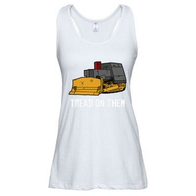 Killdozer Tread On Them Modified Bulldozer Tank Ladies Essential Flowy Tank