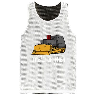 Killdozer Tread On Them Modified Bulldozer Tank Mesh Reversible Basketball Jersey Tank