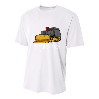 Killdozer Tread On Them Modified Bulldozer Tank Youth Performance Sprint T-Shirt