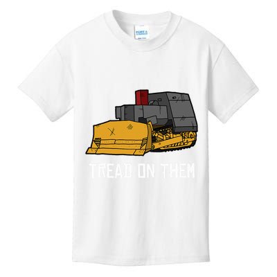 Killdozer Tread On Them Modified Bulldozer Tank Kids T-Shirt
