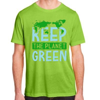 Keep The Planet Green Adult ChromaSoft Performance T-Shirt