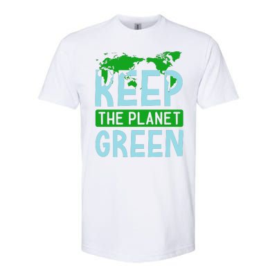 Keep The Planet Green Softstyle CVC T-Shirt