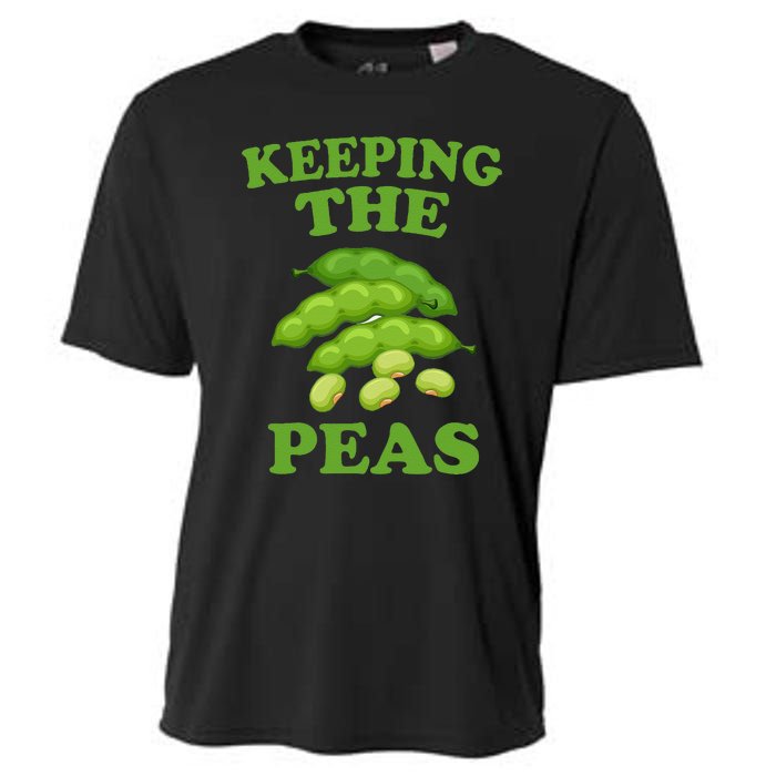 Keeping The Peas Green Bean Thanksgiving Family Matching Cooling Performance Crew T-Shirt