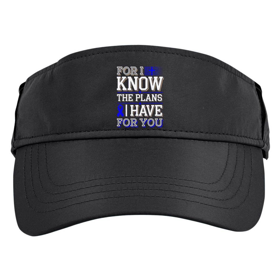Know The Plans For You Juvenile Arthritis Awareness Adult Drive Performance Visor