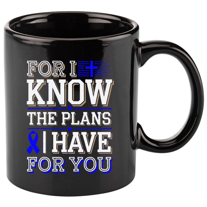 Know The Plans For You Juvenile Arthritis Awareness 11oz C Handle Ceramic Mug