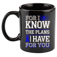 Know The Plans For You Juvenile Arthritis Awareness 11oz C Handle Ceramic Mug