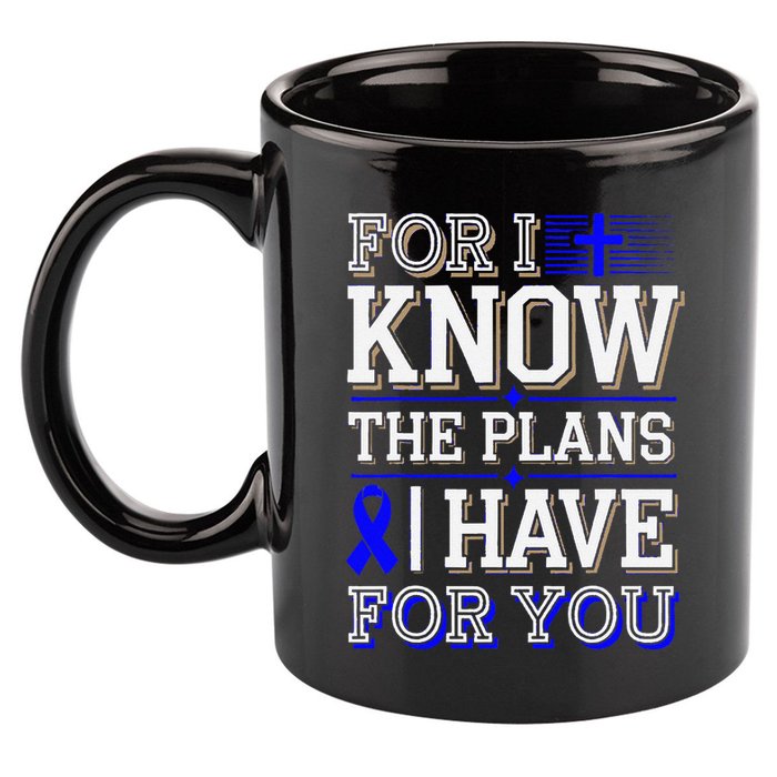 Know The Plans For You Juvenile Arthritis Awareness 11oz C Handle Ceramic Mug