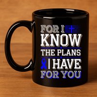 Know The Plans For You Juvenile Arthritis Awareness 11oz C Handle Ceramic Mug