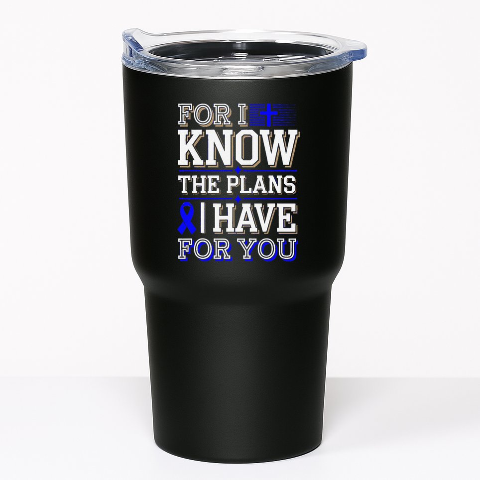 Know The Plans For You Juvenile Arthritis Awareness Tumbler